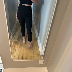 Women's Black High-Waisted Slacks